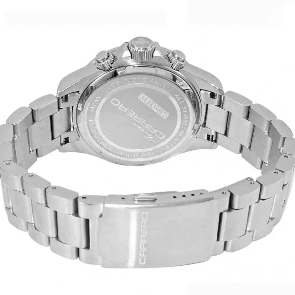 Torino Carrero Avatar Men’s Chronograph Watch (Black/Silver)